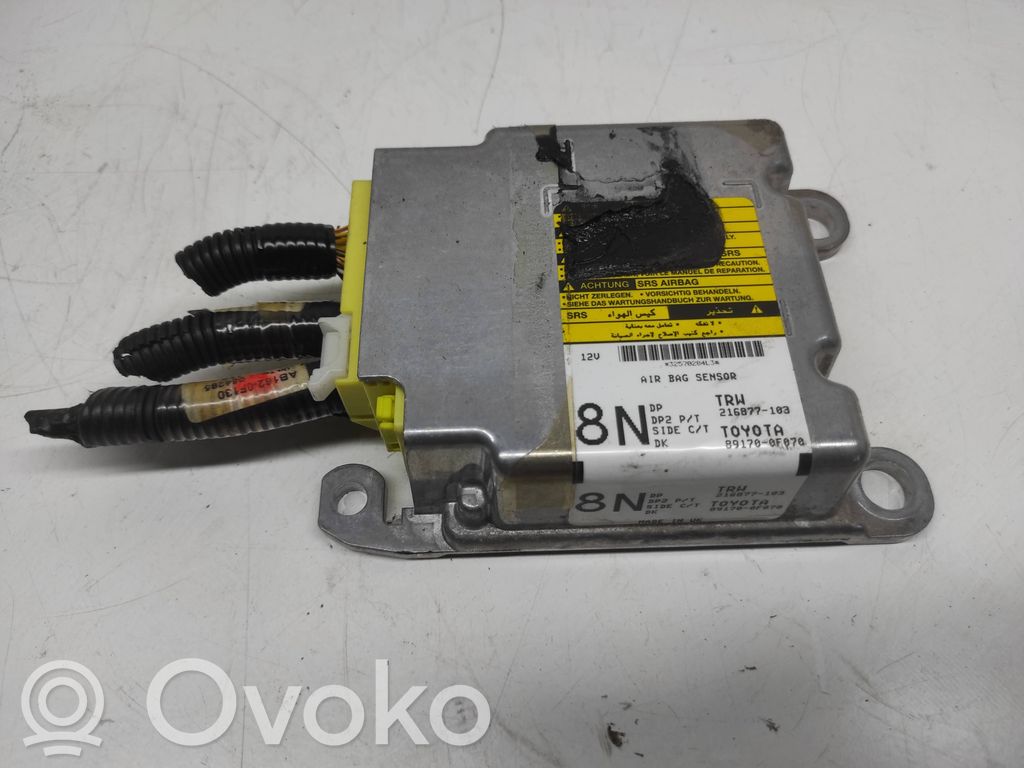 Toyota Corolla Verso E121 Unidad de control/módulo del Airbag 