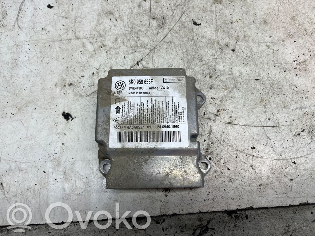 Volkswagen Golf VI Sterownik / Moduł Airbag 