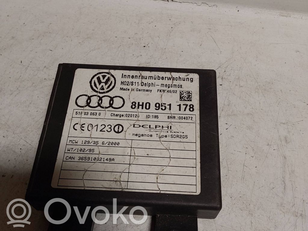 Audi A4 S4 B6 8E 8H Centralina/modulo allarme 