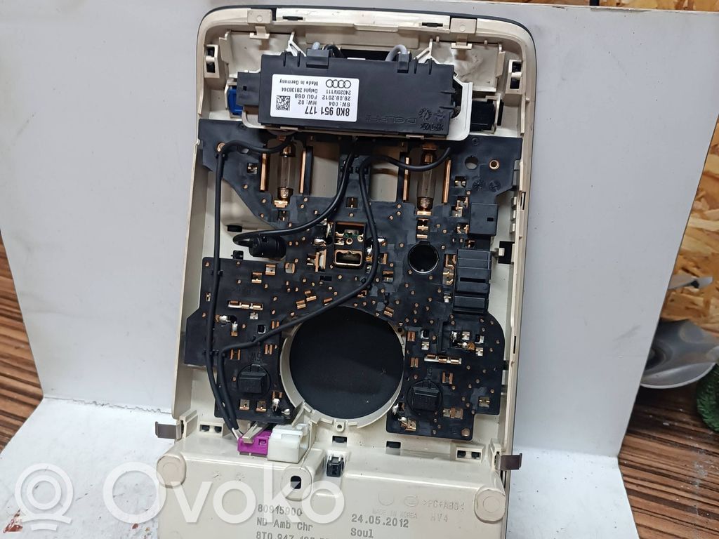 Audi A4 S4 B8 8K Illuminazione sedili anteriori 