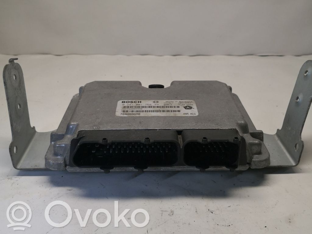 Engine control unit/module   P04686662AB,28SA3754
