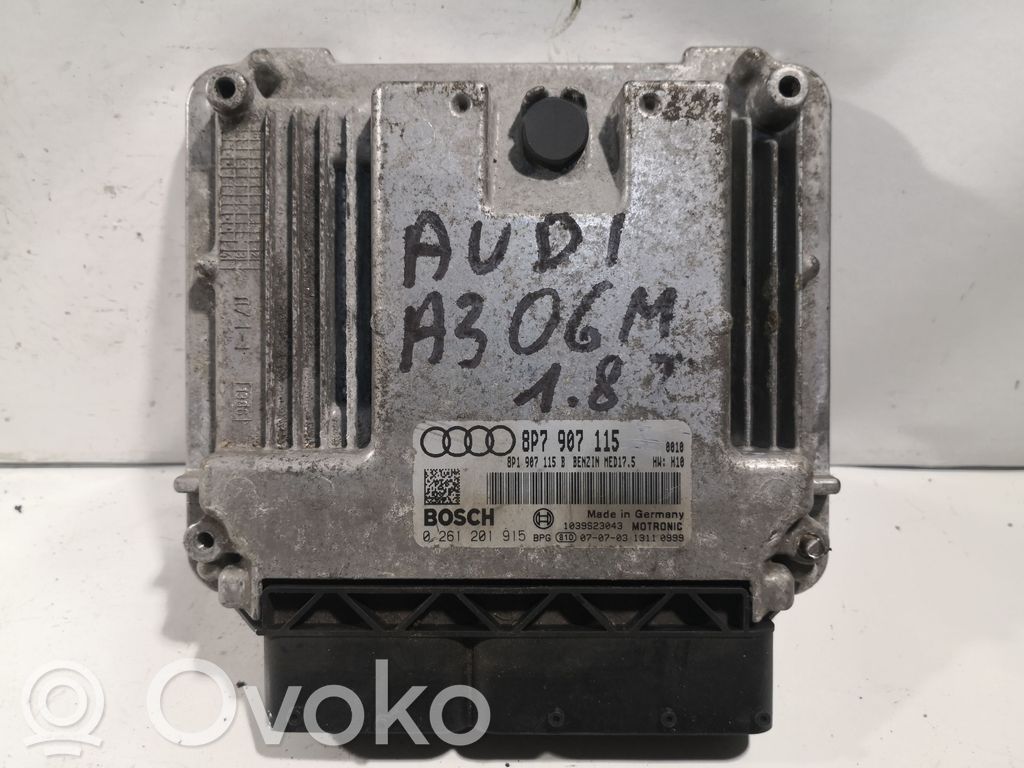 Audi A3 S3 8P Engine control unit/module 