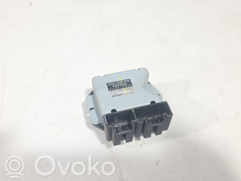 Toyota Prius (XW20) Rezystor / Opornik dmuchawy nawiewu 