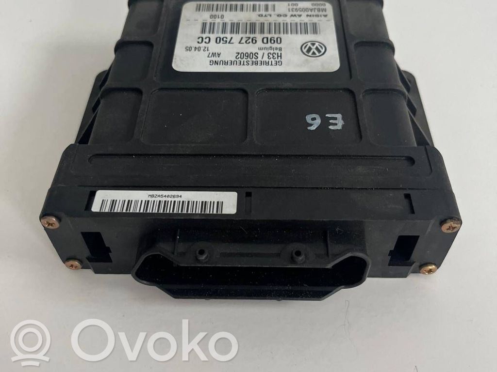 Sterownik / Moduł skrzyni biegów   H33S0602,MBJA005931,09D927750CC