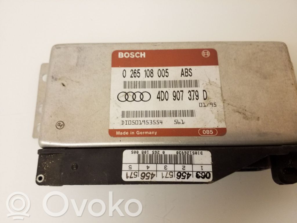 ABS control unit/module   0265108005ABS,4D0907379D
