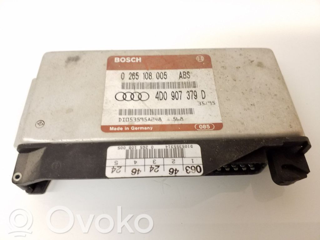 ABS control unit/module   0265108005ABS,4D0907379D