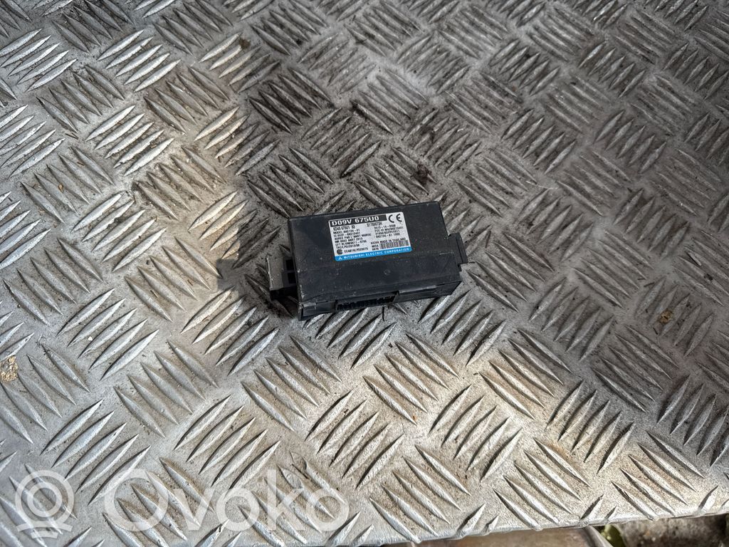 Other control units/modules   D09V675U0
