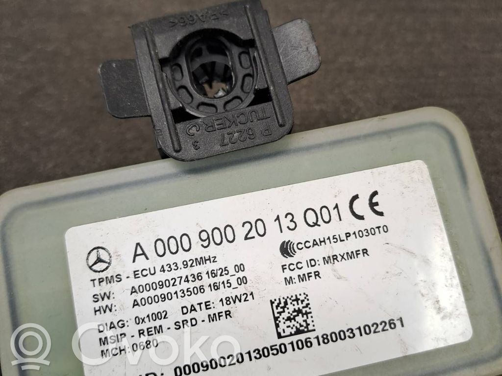 Mercedes-Benz GLC X253 C253 Sterownik / Moduł kontroli ciśnienia w oponach 