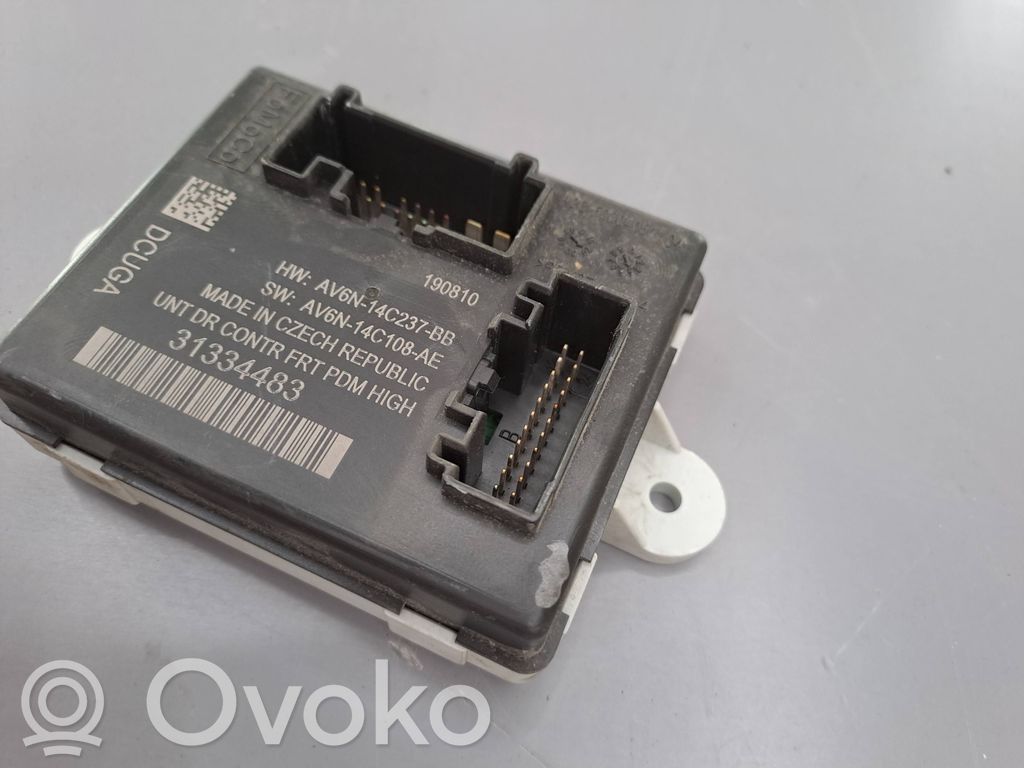 Unité de commande module de porte   AV6N14C237BB,AV6N14C108AE,31334483