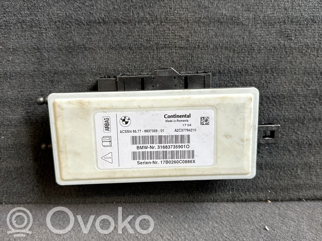 BMW X6 F16 Sterownik / Moduł Airbag 