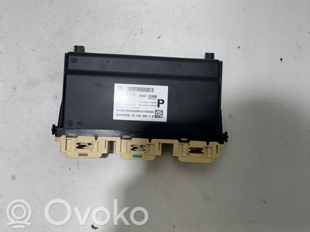 Mercedes-Benz ML W166 Module de commande de siège 
