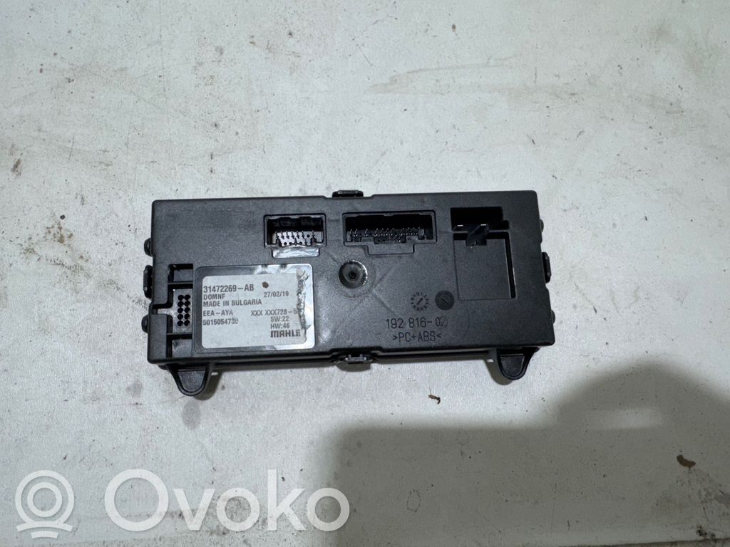 Volvo XC60 Climate control unit 