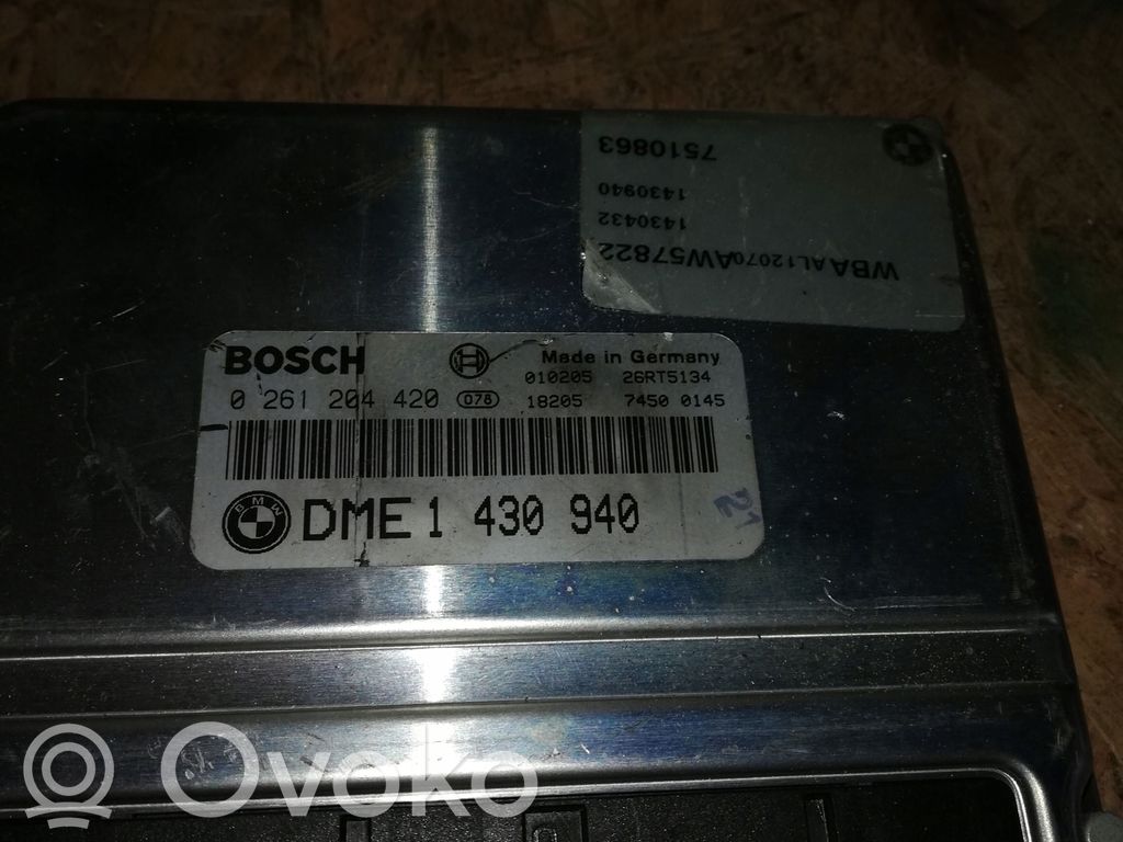 BMW 3 E46 Engine control unit/module 
