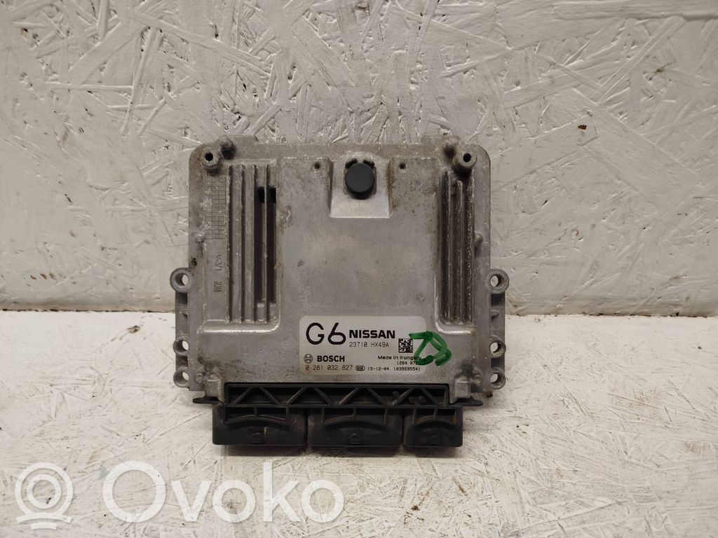 Nissan Qashqai Engine control unit/module 