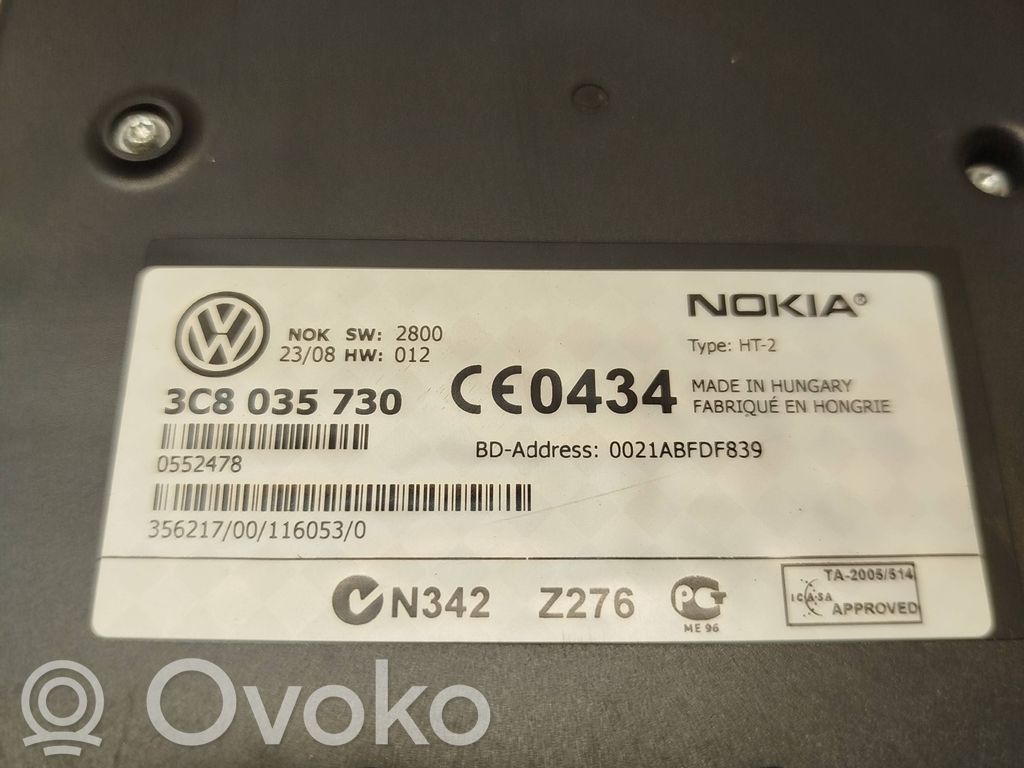 Volkswagen Touareg I Bluetooth control unit module 