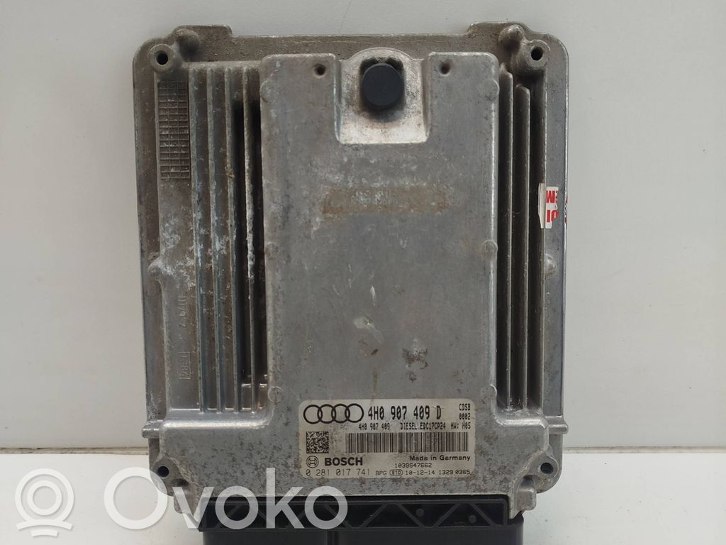 Audi A8 S8 D4 4H Engine control unit/module 