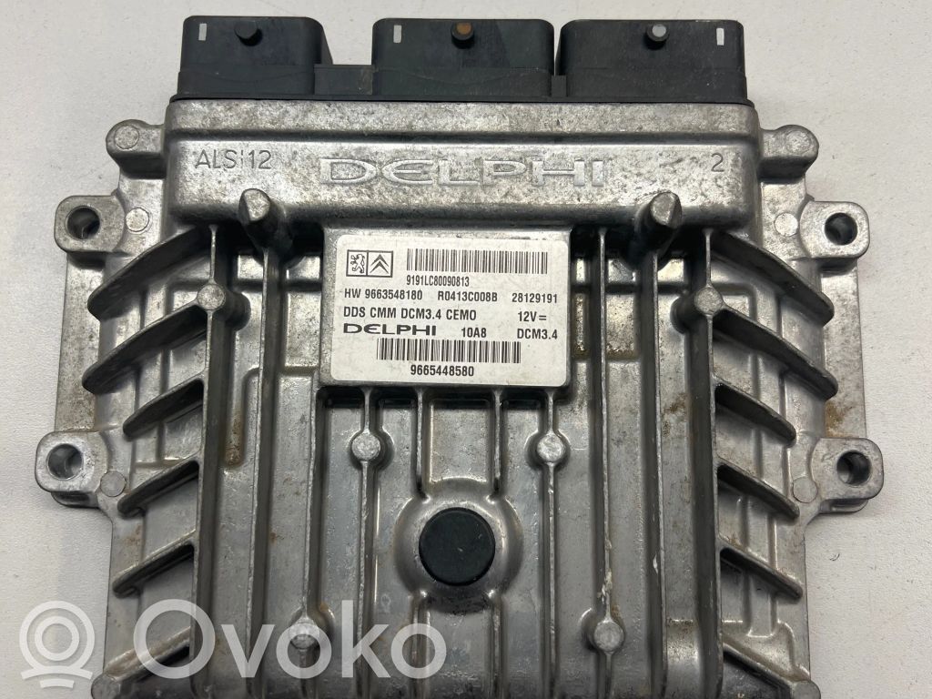 Engine control unit/module   9665448580,9663548180,R0413C008B