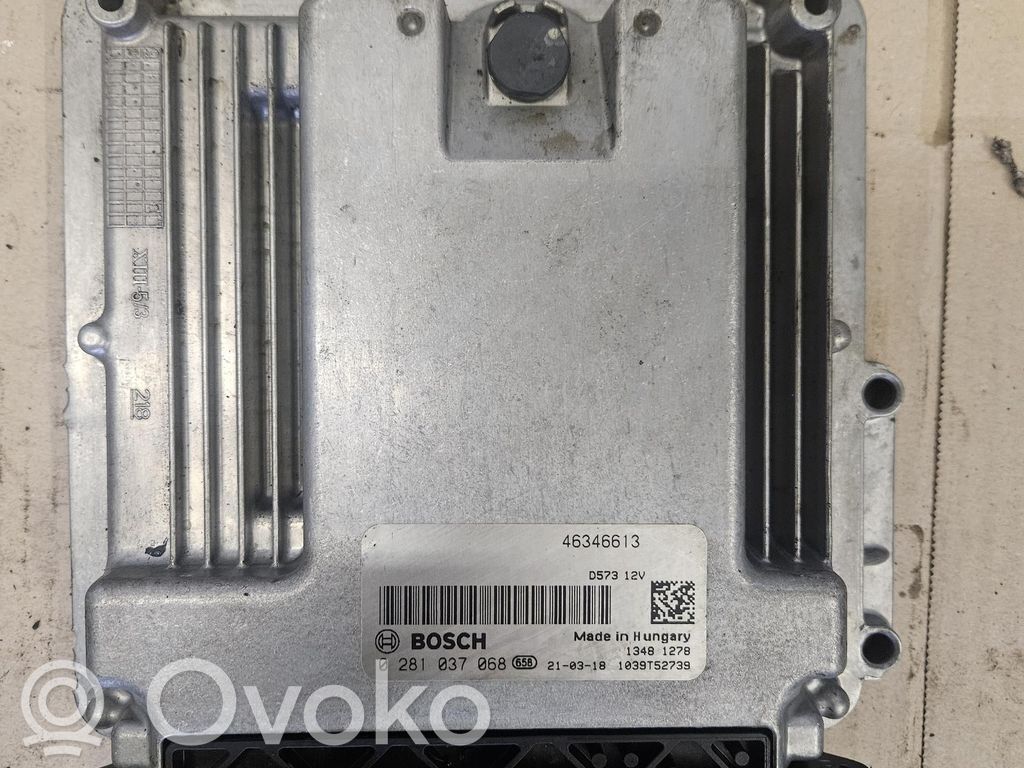 Fiat 500X Engine control unit/module ECU 