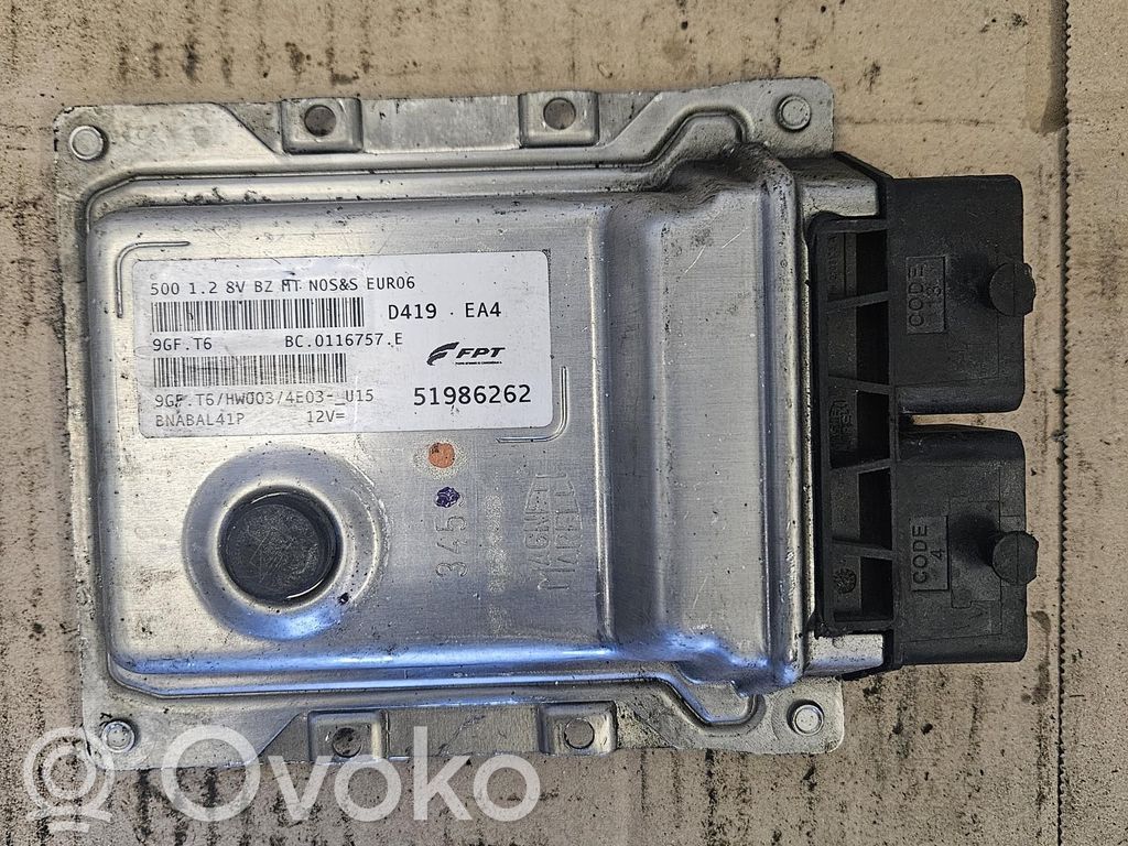 Fiat 500X Engine control unit/module ECU 