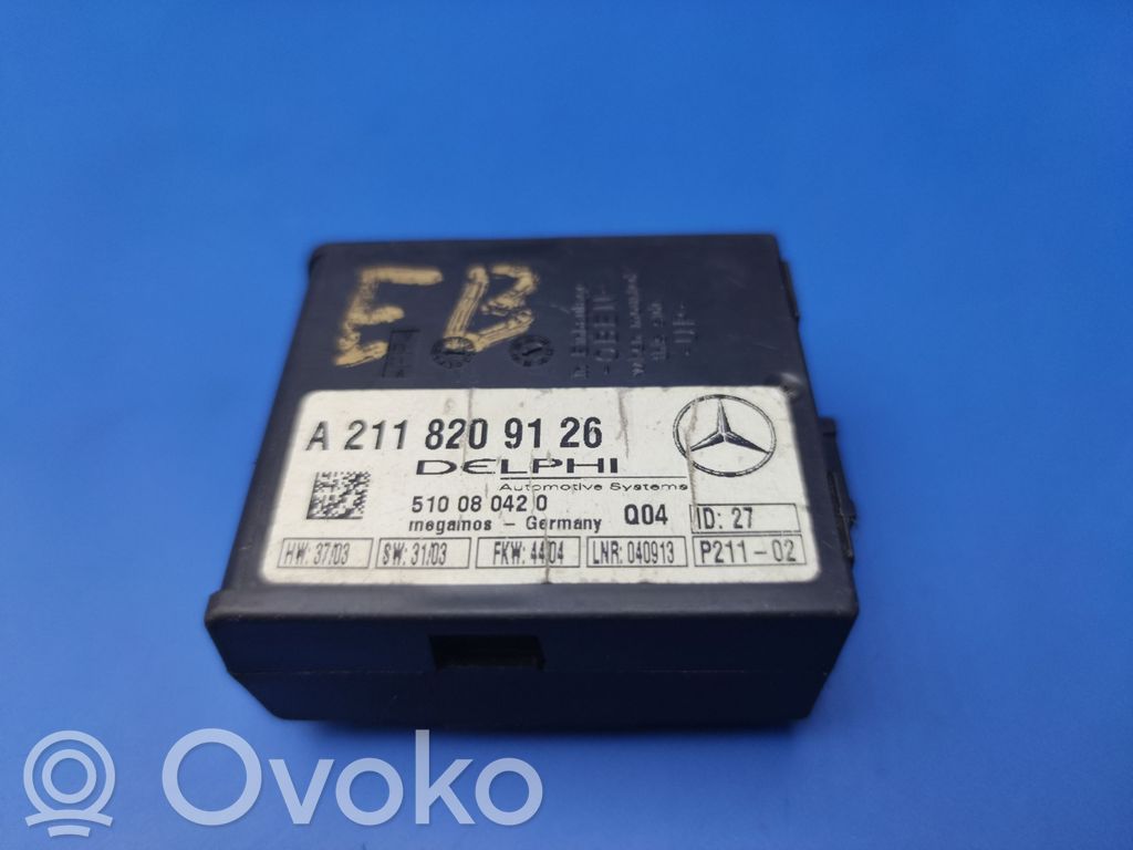 Mercedes-Benz E W211 Alarm control unit/module 