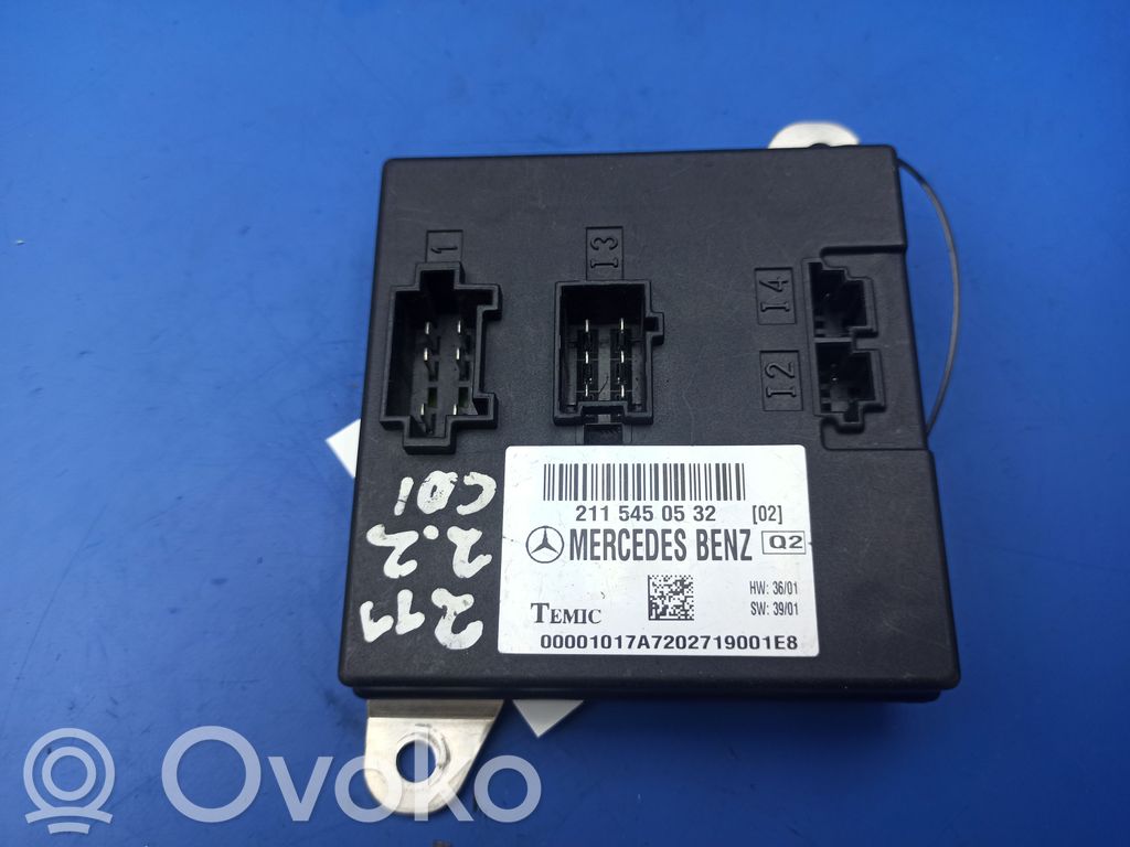 Mercedes-Benz E W211 Comfort/convenience module 