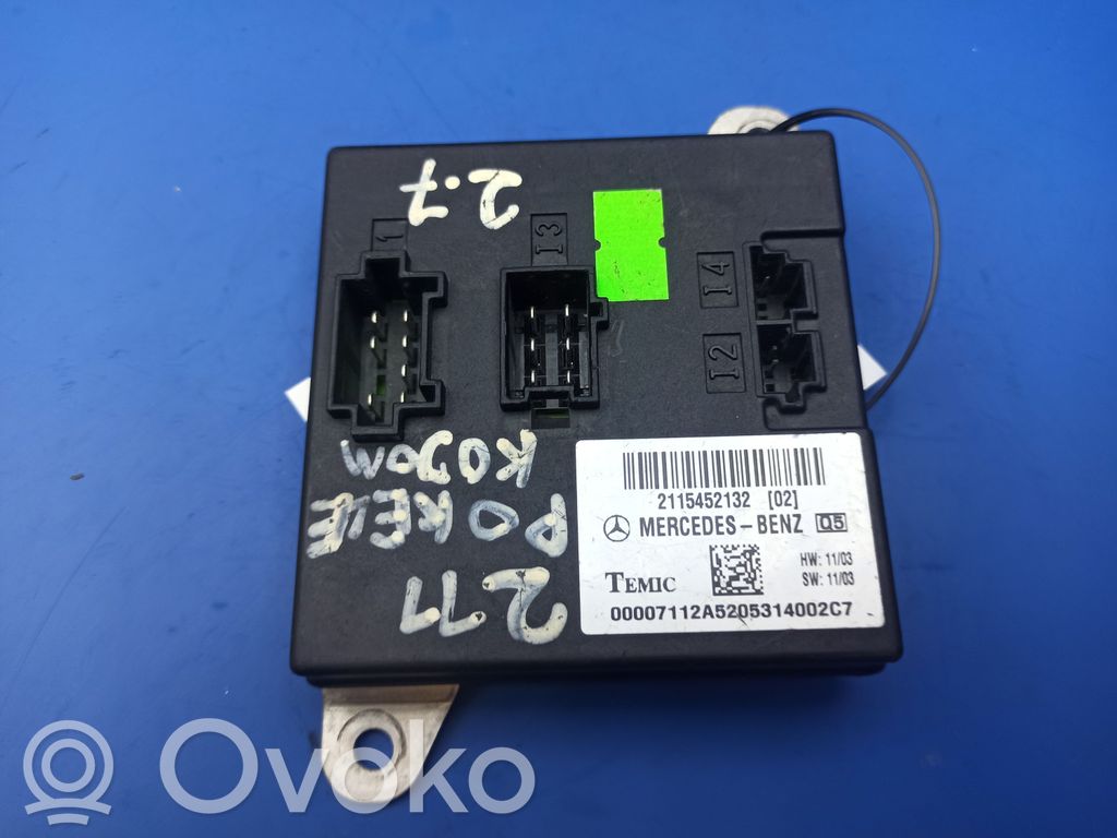 Mercedes-Benz E W211 Comfort/convenience module 