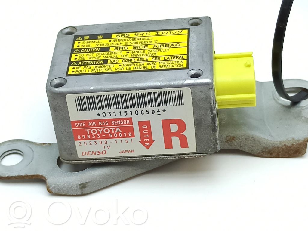 Lexus LS 430 Airbagsensor Crashsensor Drucksensor 