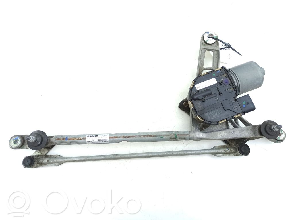 Audi A4 S4 B9 8W Mechanizm i silniczek wycieraczek szyby przedniej / czołowej 