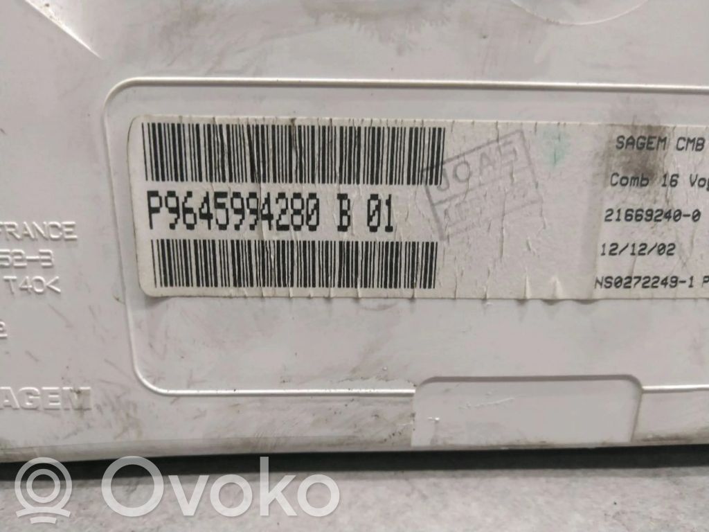 Citroen C3 Speedometer (instrument cluster) 