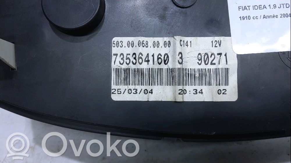 Fiat Idea Licznik / Prędkościomierz 