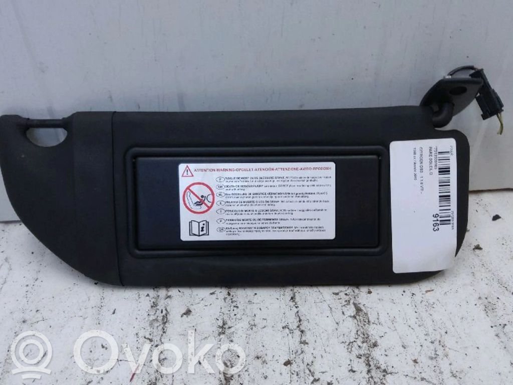 Citroen DS3 Sun visor 