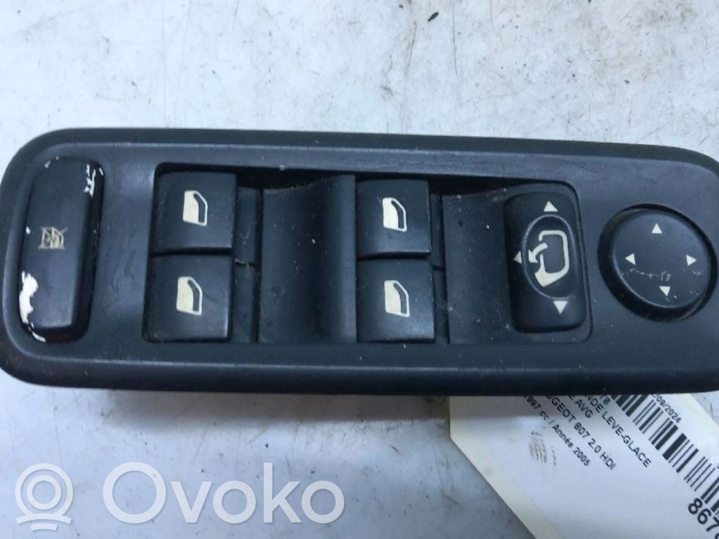 Peugeot 807 Electric window control switch 