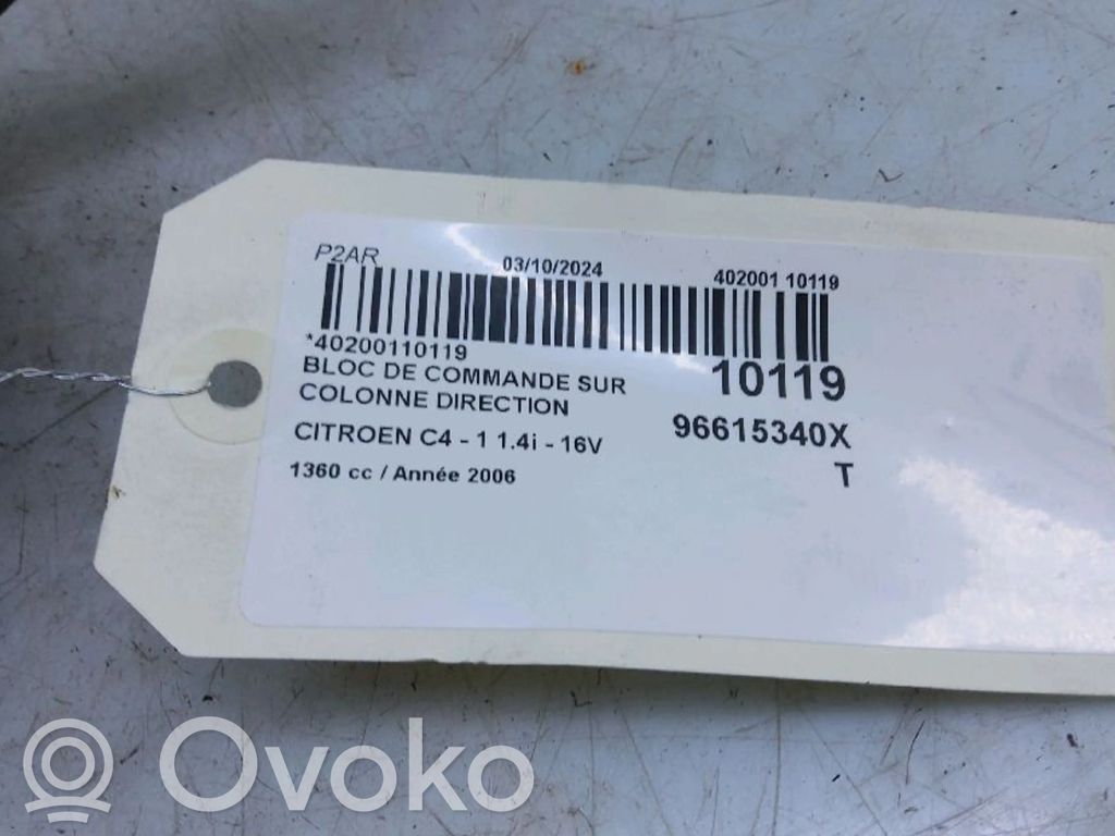 Citroen C4 I Interruptor/palanca de limpiador de luz de giro 