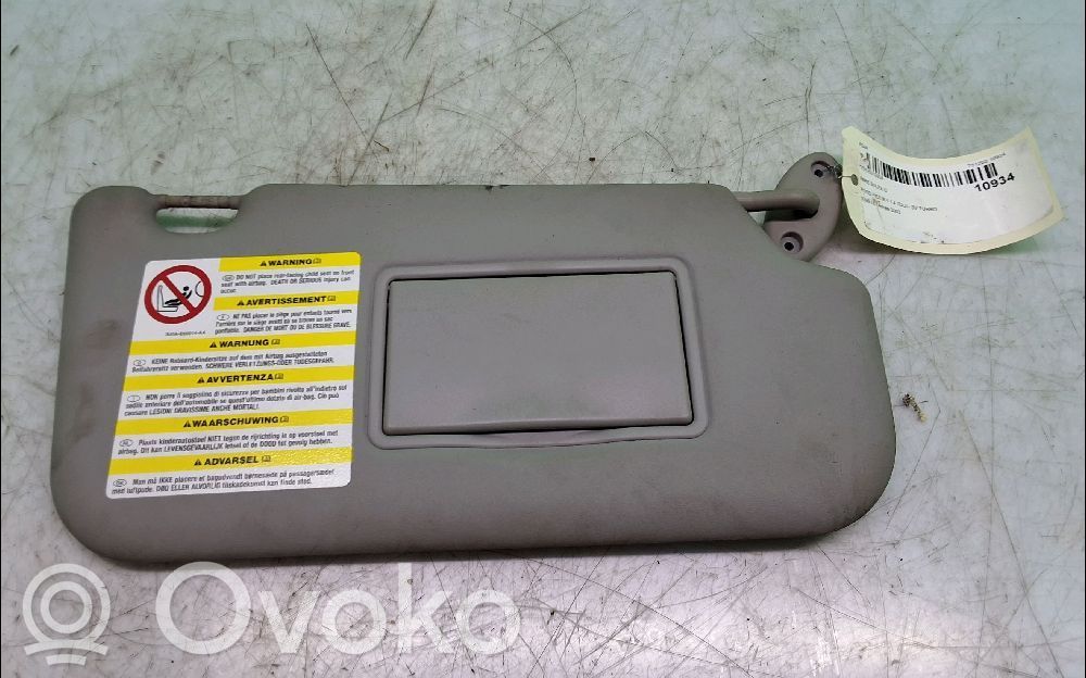 Ford Fiesta Sun visor 