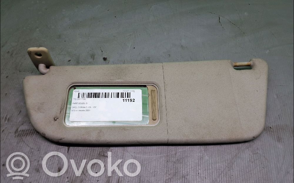 Opel Corsa C Sun visor 