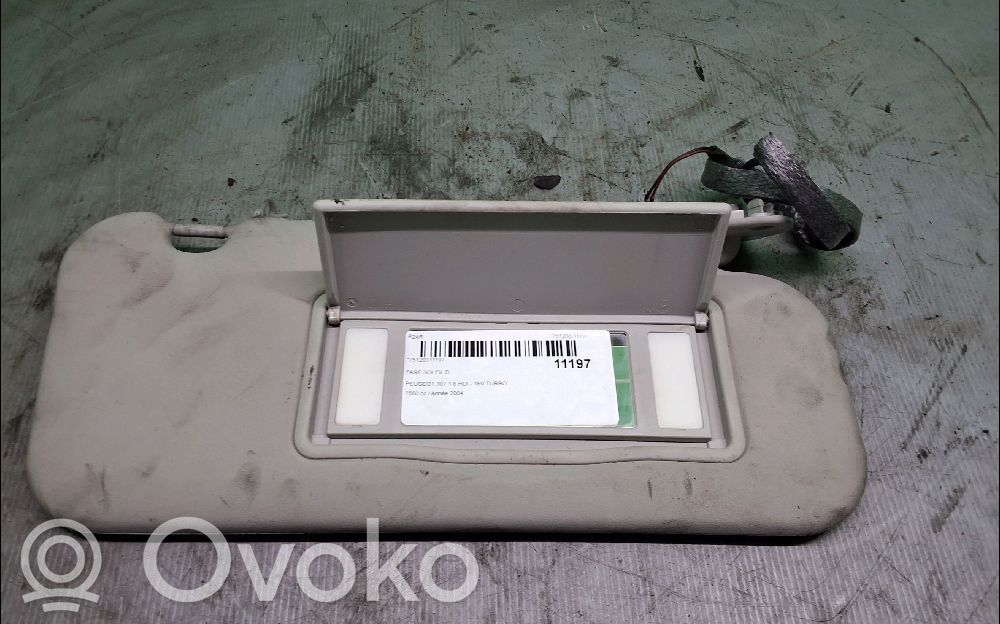 Peugeot 307 Sun visor 