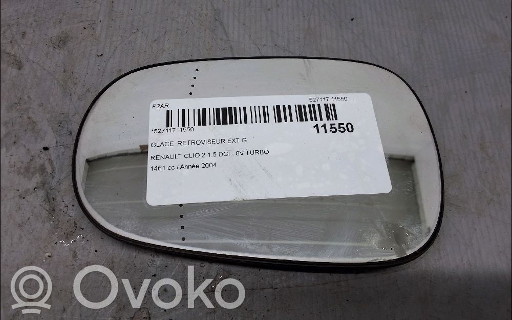 Renault Clio II Spoguļa stikls 