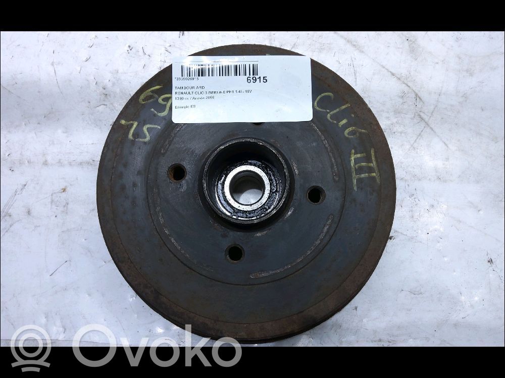Renault Clio III Stabdžių būgnas (galinis) 