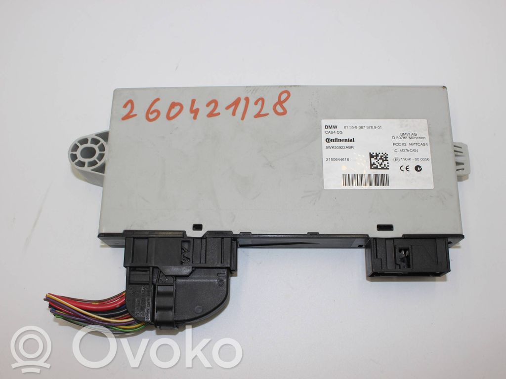 BMW 5 F10 F11 Unitate/modul de comandă CAS 