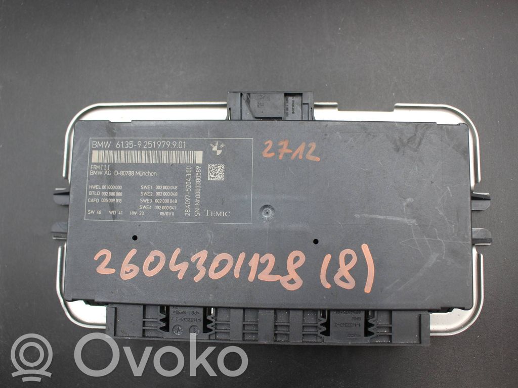 BMW X3 F25 Module d'éclairage LCM 