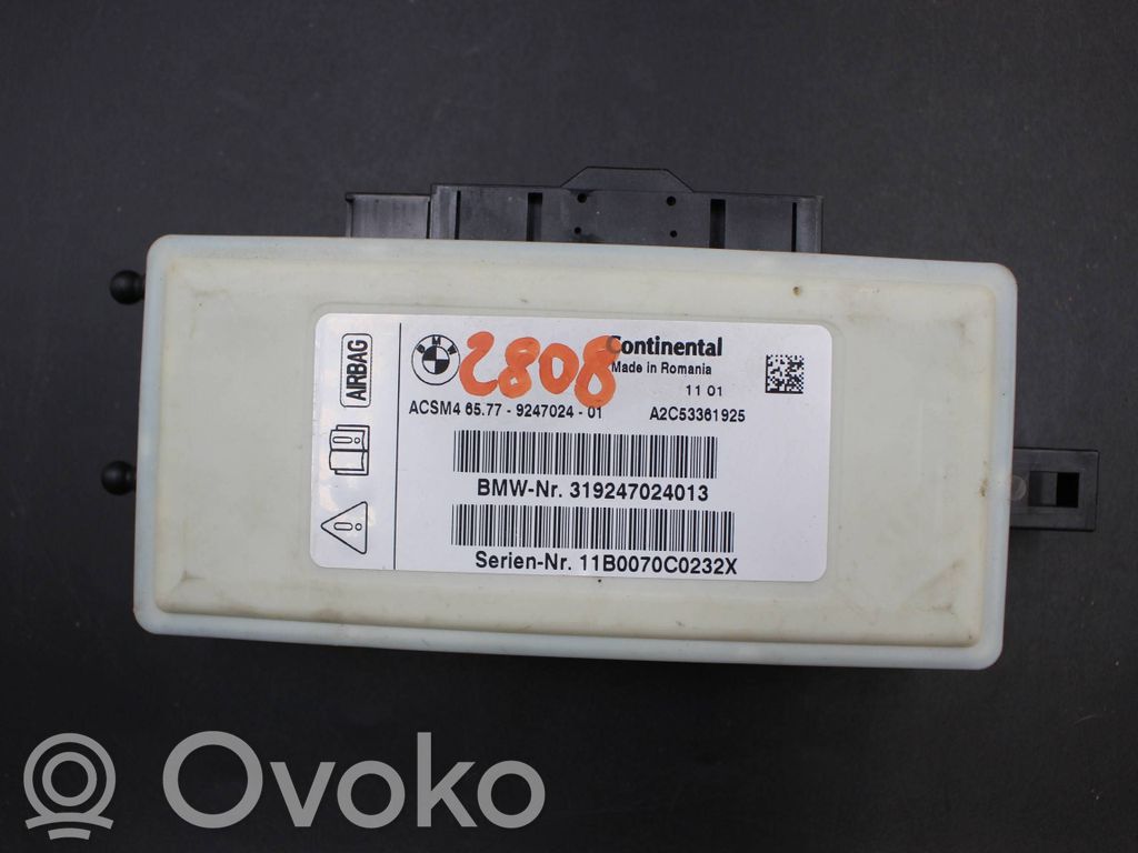 BMW X3 F25 Unitate/modul de comandă airbaguri 