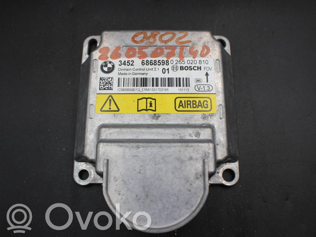 BMW 3 F30 F35 F31 Module de contrôle airbag 