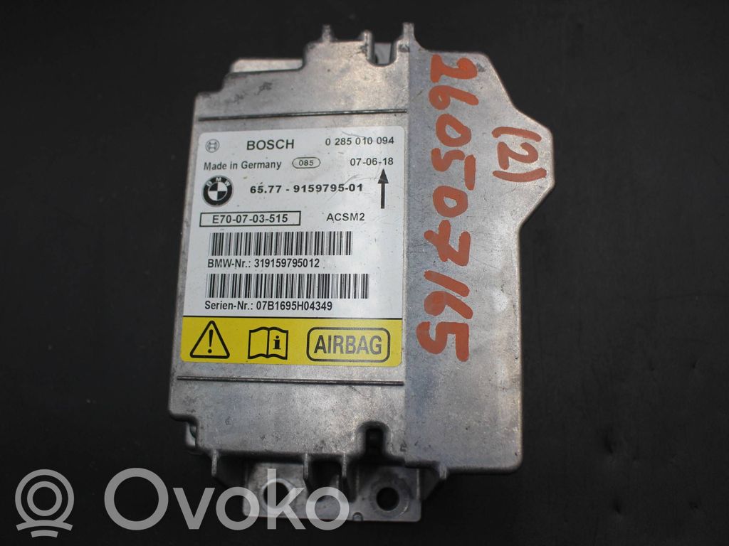 BMW X5 E70 Airbag control unit/module 