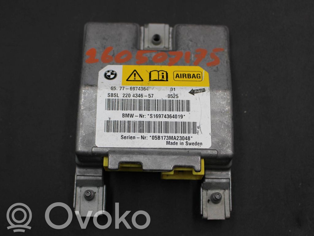 BMW 5 E60 E61 Airbag control unit/module 