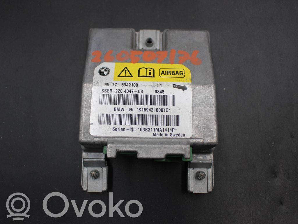 BMW 5 E60 E61 Airbag control unit/module 
