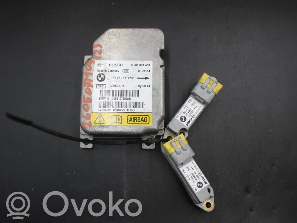 Airbag control unit/module   6912755,0285001458,31691275500B,MRSZ416