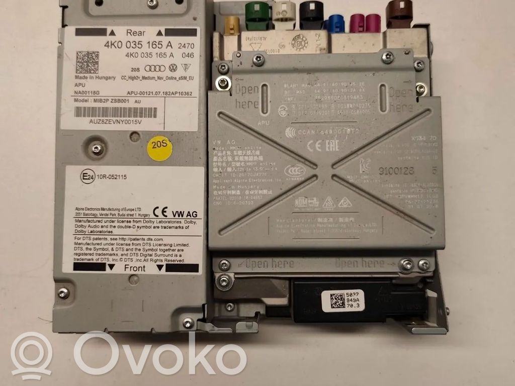 Audi A6 S6 C8 4K GPS navigation control unit/module 