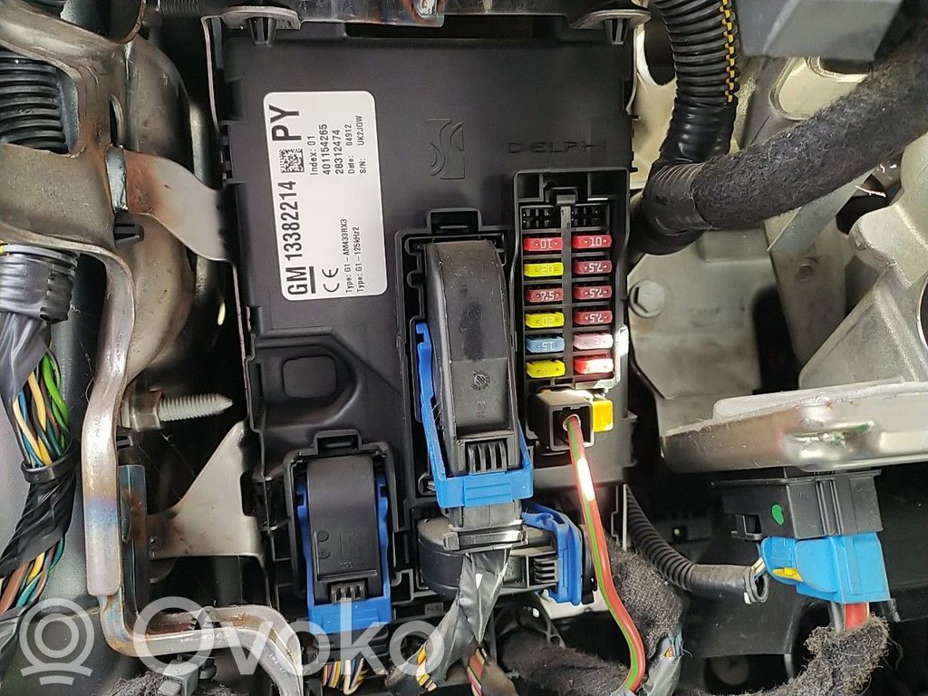 Opel Corsa D SAM control unit 