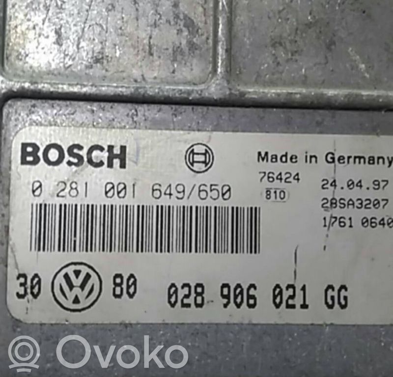 Audi A4 S4 B5 8D Unitate/modul de control motor 