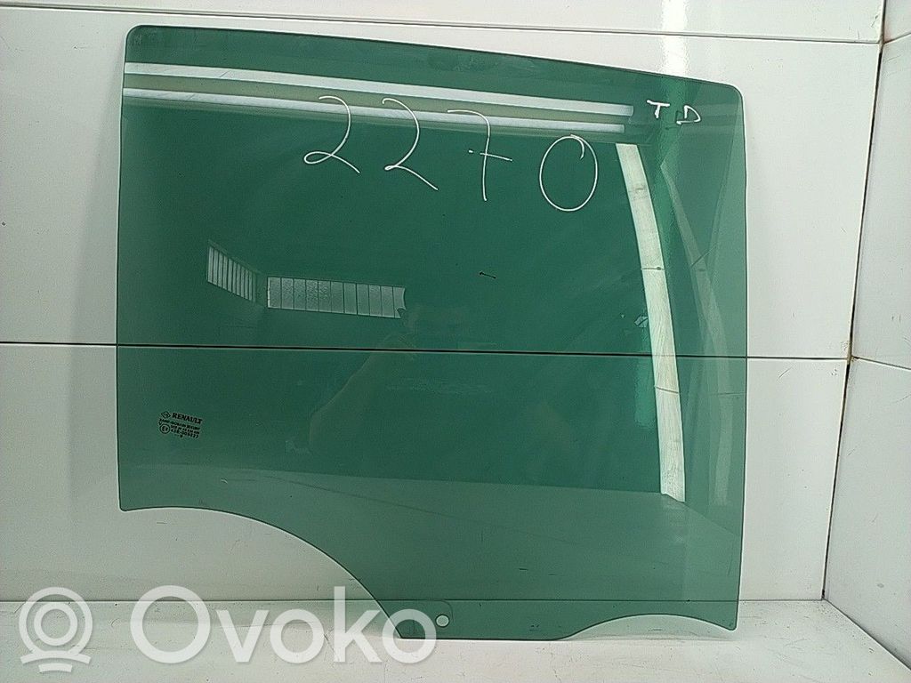 Renault Clio III Rear door window glass 